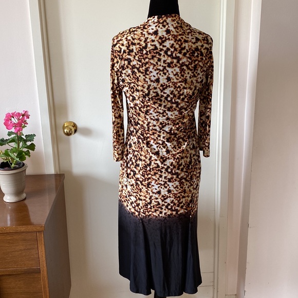 Roberto Cavalli Digital Print Ombre Sheath Dress Size Medium EUC - Picture 4 of 16
